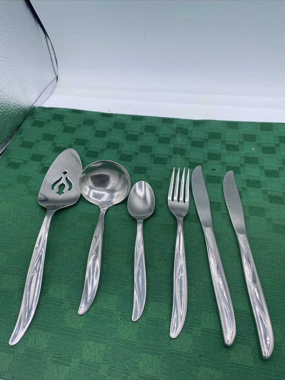 Superior Stainless USA Flatware Lot of 6-2/Butter Knives, 1/Spoon, 1/Fork, 2/Ser